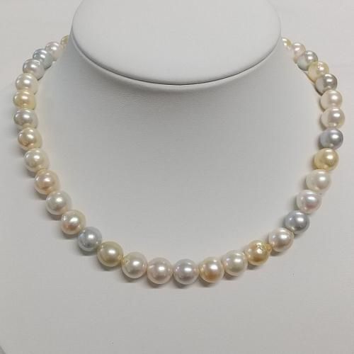 アコヤ真珠、あこやベビーパール、あこや砂芥子パールのセミロング