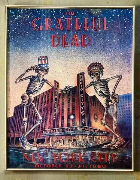 Grateful Dead - 'Radio City Music Hall' NYC Original Poster [1980