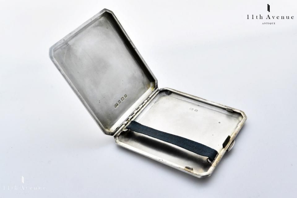 マッピン＆ウェッブ【イギリス】純銀製シガレットケース 1946年 - 西洋