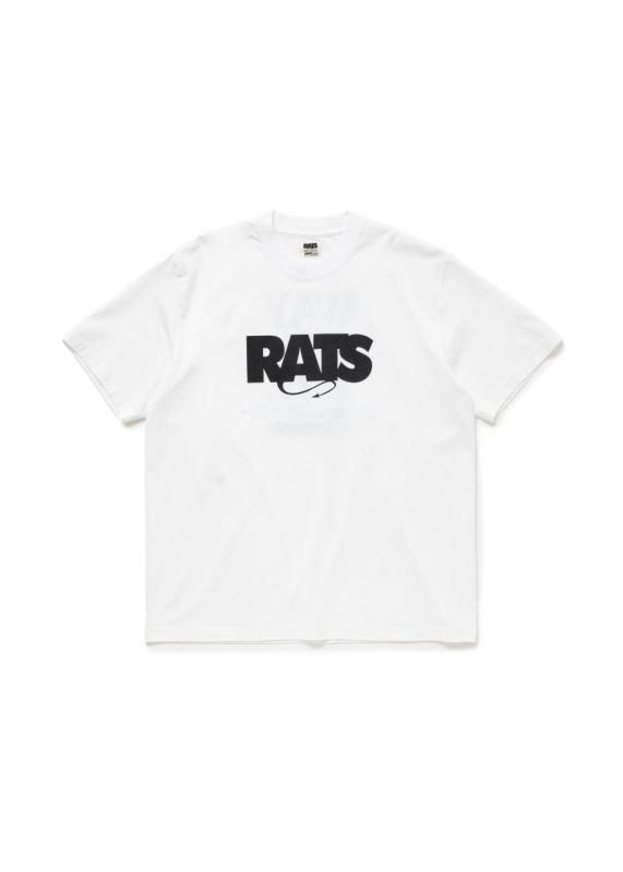 RATS/ラッツ/BOX LOGO WAY OF LIFE TEE/WHITE - EMILIANO ONLINE SHOP