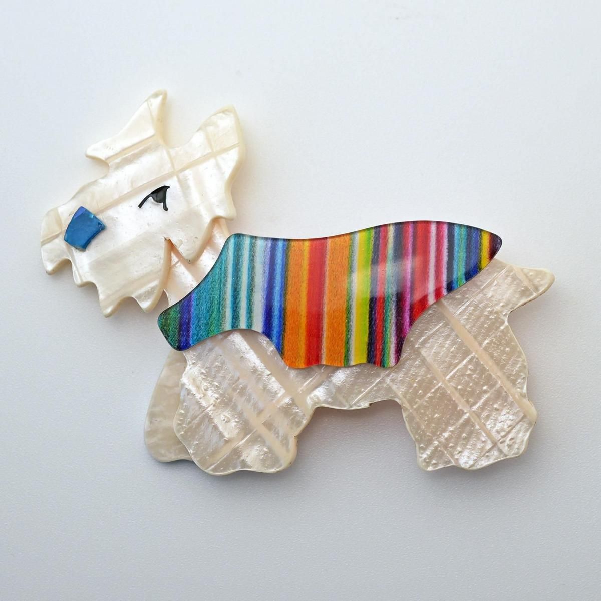 リアスタン アンティーク ブローチ 犬 リック リアスタン アンティーク