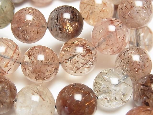 ブラジル産マイカインクォーツ ラウンド12mm ブレスレット｜天然石