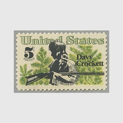アメリカ 1967年英雄デヴィー・クロケット - 趣味の切手専門店