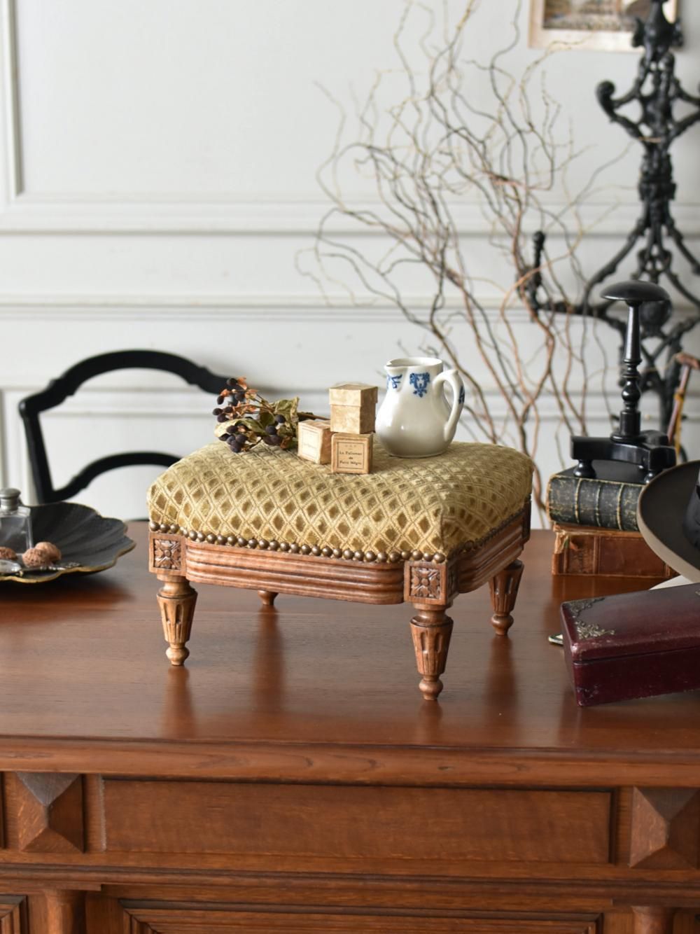 フランスアンティーク家具 フットスツール.8 ディスプレイスタンド