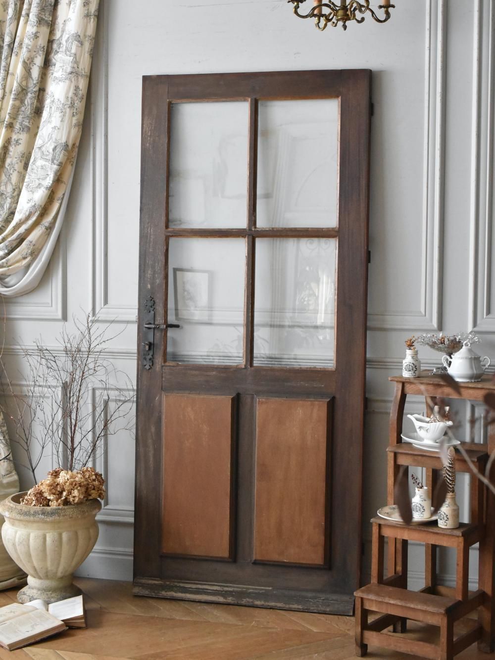 フランス アンティーク Double Door ドア テーブル チェア