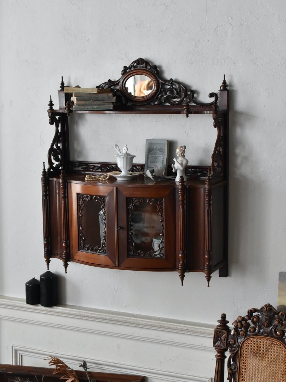 フランスアンティーク家具 ウォールキャビネット.11 ナポレオン3世時代