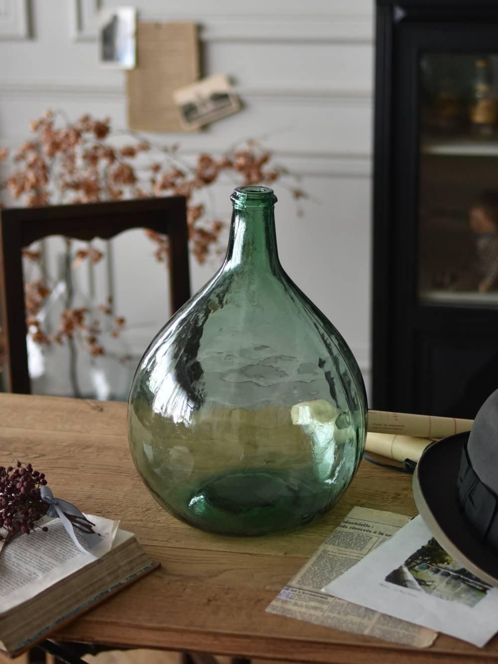 デミジョンボトル.26 フランス ヴィンテージ ガラスボトル