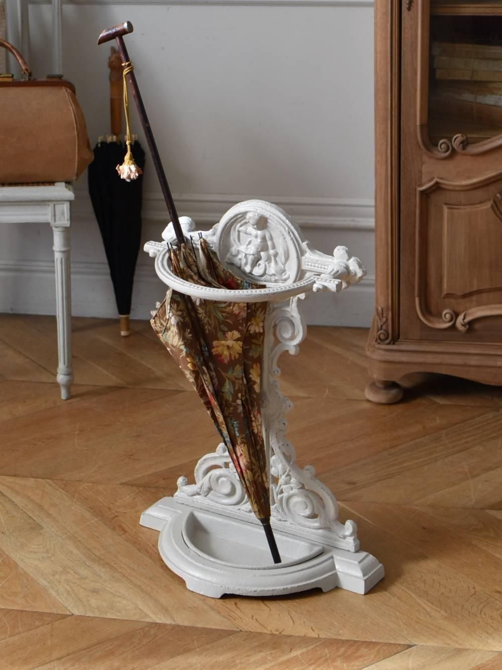 アンブレラスタンド.アイアン フランスアンティーク家具 傘立て スティック