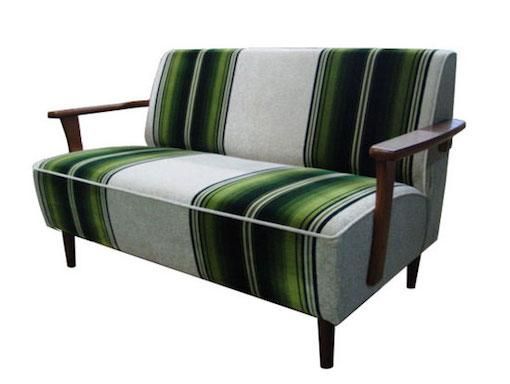 一人用ソファ、ソファ、ヴィンテージソファ、レトロソファ、昭和ソファ