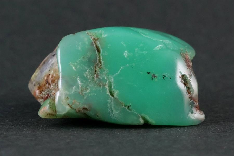 クリソプレーズ(緑玉髄) 原石 磨き17.1g｜天然石 通販キラリ石