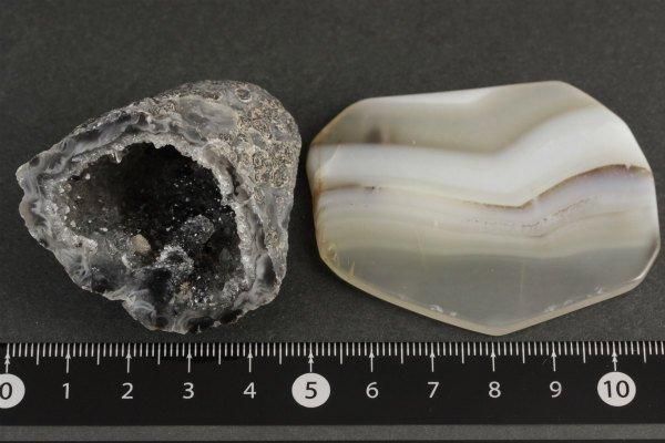 アゲート(瑪瑙) 原石 ジオード 40g｜天然石 原石 通販キラリ石