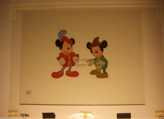 ディズニー ミッキーの王子と少年 原画セル