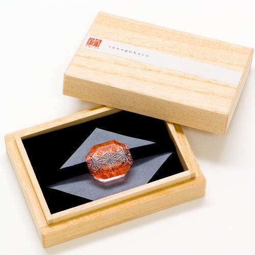 美品】江戸切子2点 作高野秀徳 高野秀徳-江戸切子作品