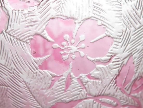 オールド バカラ 香水瓶 ○ エグランチエ パフューム ボトル ピンク