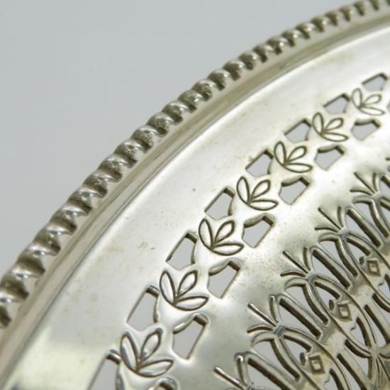 マッピン＆ウェッブ ボウル ○ 脚付き コンポート アカンサス模様