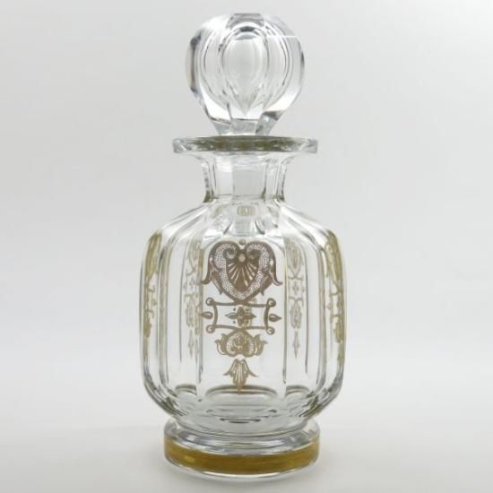 バカラ 香水瓶 ○ エンパイア 大 金彩 パフュームボトル 20cm 希少