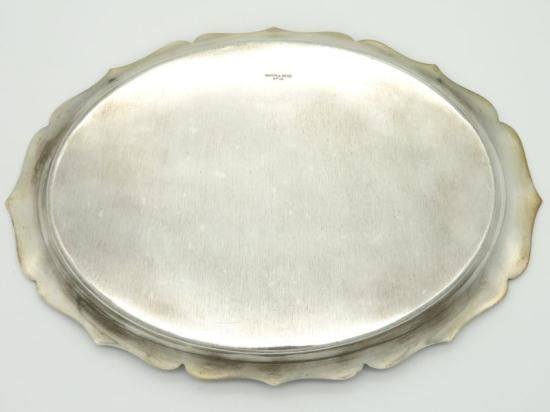 マッピン＆ウェッブ トレイ ○ オーバル シルバートレー 20.5cm EPCA