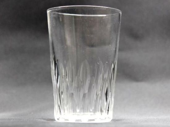 オールド バカラ グラス ○ ショット グラス 円錐型 カット 7cm