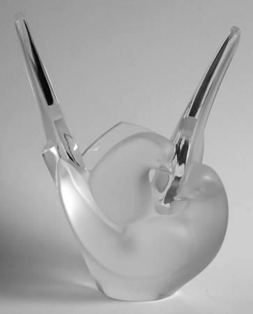 RU-6021LALIQUE クリスタルシルヴィ花瓶