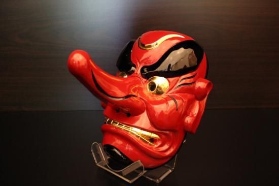 国産天狗面 八寸 大特価 - 獅子舞のオカダオンラインショップ