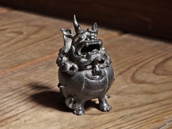 唐銅 豆獅子香炉 - 清課堂オンラインストア