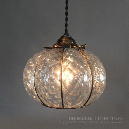 インポート ムラノガラス ペンダント（クリアー） ｜ イケダ