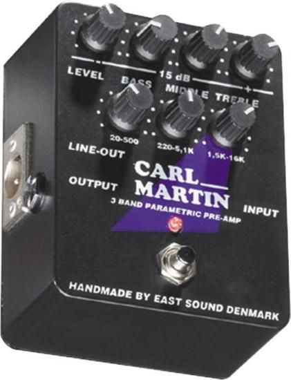 Carl Martin 3 Band Parametric Preamp - エフェクター専門店