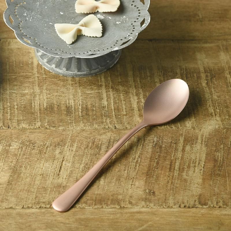 レトロエレガンテ ピンクゴールド デザートスプーン[定番] - 業務用