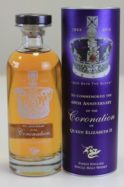 特価】ザ・イングリッシュウイスキー 女王戴冠60周年記念ボトル 46％