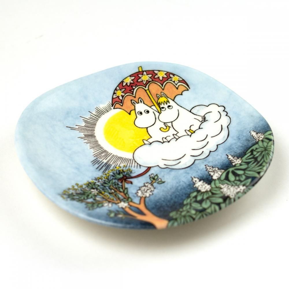 希少】アラビア ウォールプレート 空飛ぶムーミン 希少】アラビア