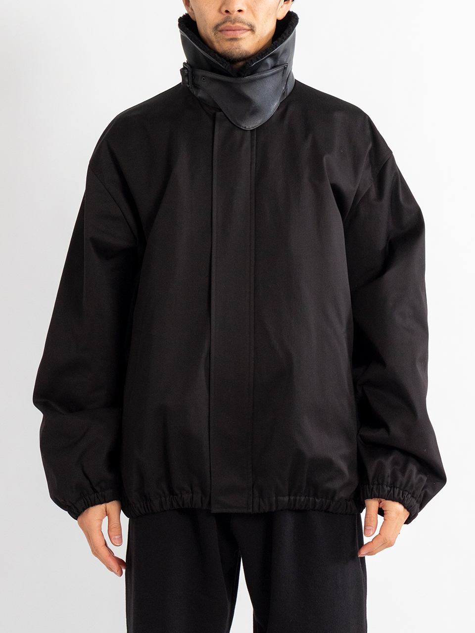 MOUTON COLLAR PADDED JACKET-ムートンカラーパッディドジャケット