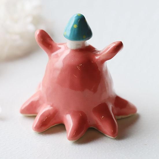 メンダコフィギュア（きのこ）- 海福雑貨通販部