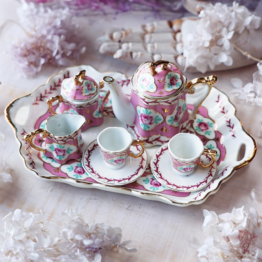 ハマースレイ ⑧ バイオレット ミニチュア ティーセット ハマースレイ