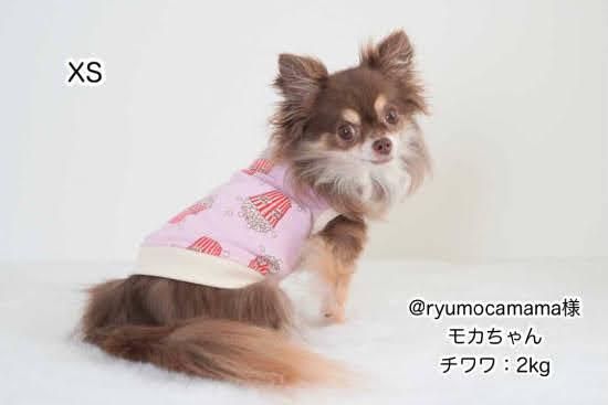 ダウンロード版】SMILE犬服型紙タンクトップパーカー(XSサイズ