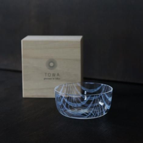 TOWA 大正浪漫硝子 鉢 巻き上げ - 明治三十二年創業のガラス食器会社