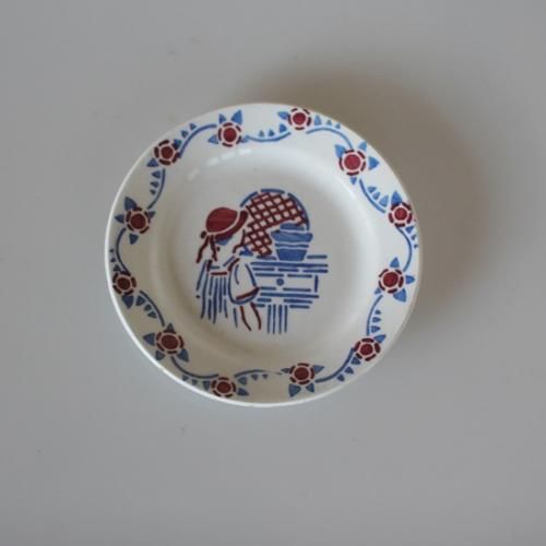 チェコ かわいらしい 小皿 4枚セット 古道具 アンティーク チェコ