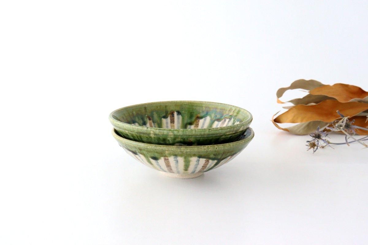 5寸平鉢｜錆織部十草｜陶器｜瀬戸焼｜和食器通販｜うちる｜和食器の皿