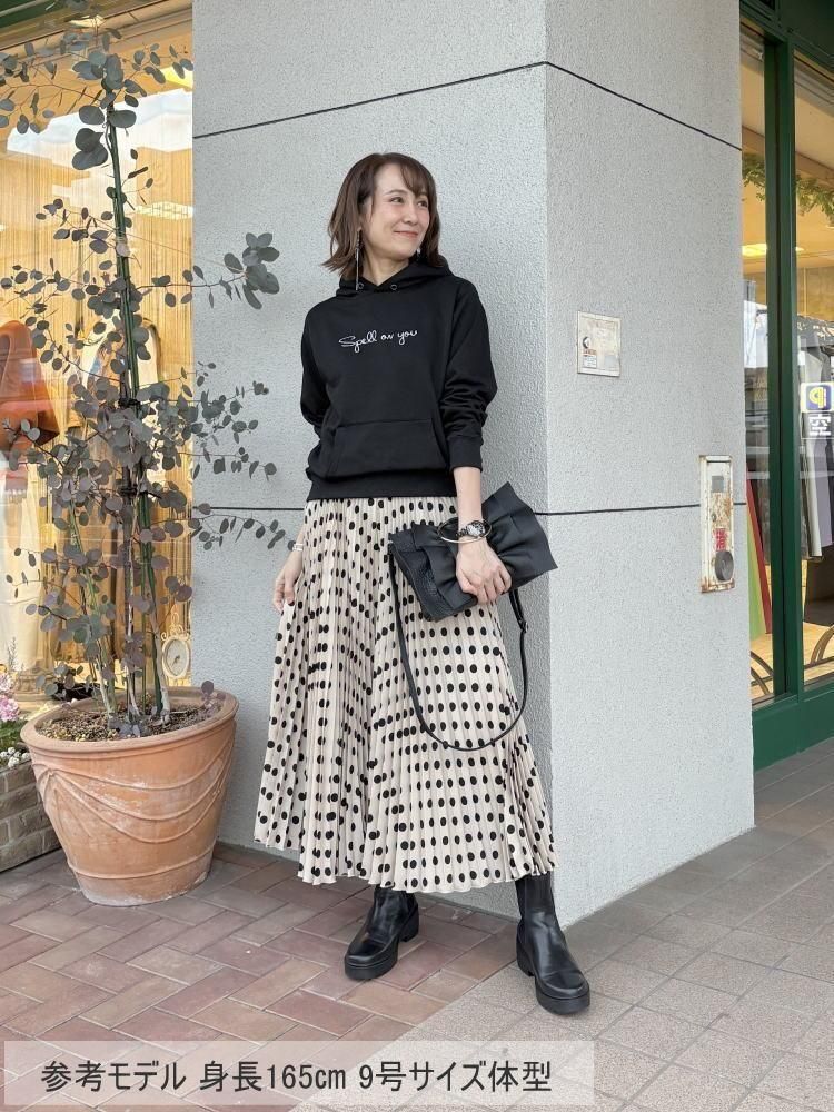 ディークの水色のドット模様ガウチョパンツ ディークの水色のドット