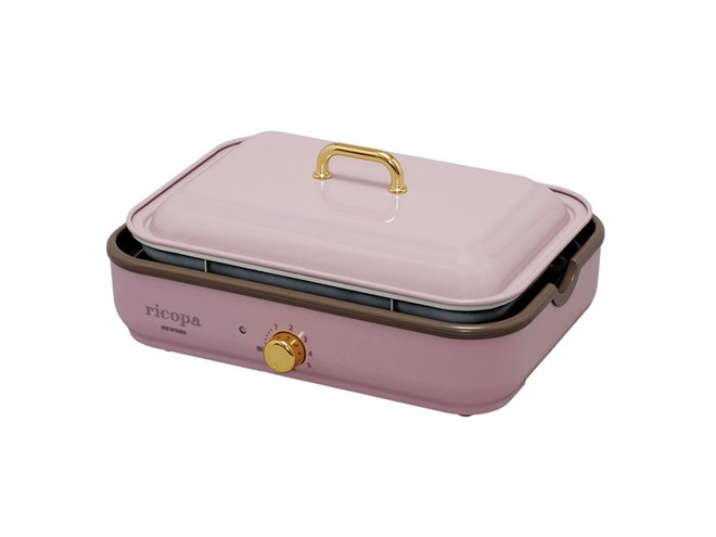 アイリスオーヤマ、「ricopa」シリーズのミニホットプレート「MHP-R102