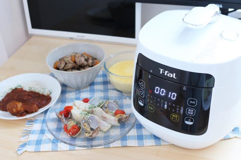 極美品 ティファール ラクラクッカー CY3518JP 電気圧力鍋 ブラック T