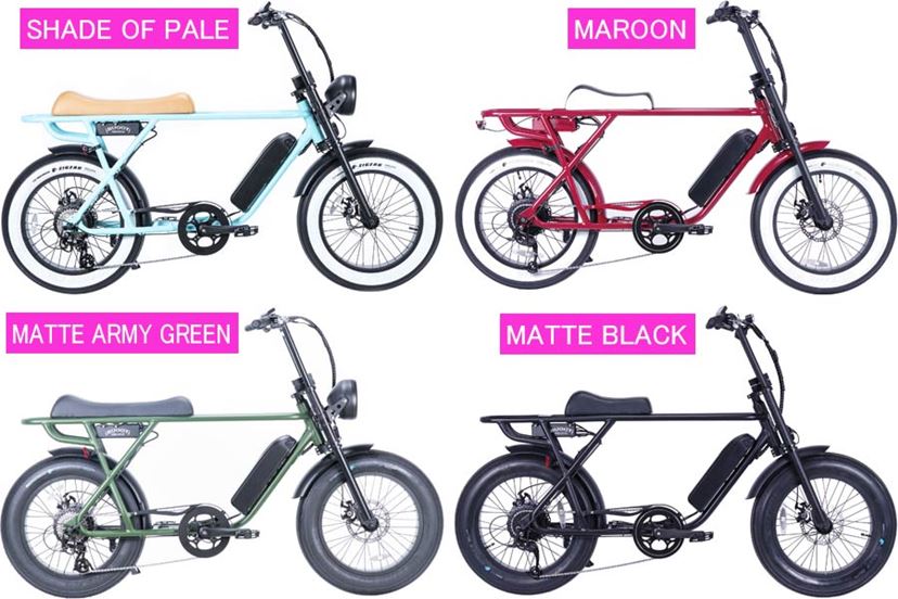 バイクのようなルックスがかっこいい！ 太めタイヤのe-Bike「BRONX