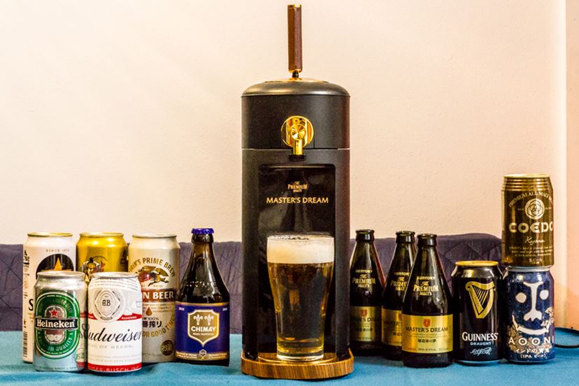 ビールサーバー 卓上タイプ 黒と金