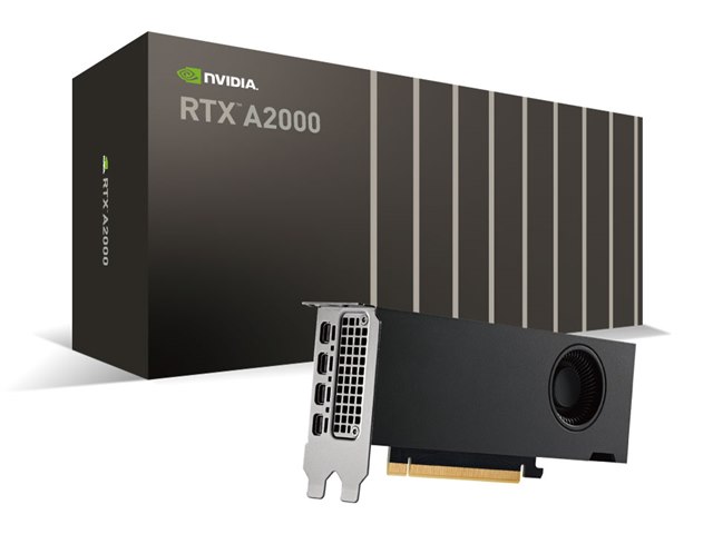 NVIDIA RTX A2000 ENQRA2000-6GER [PCIExp 6GB]の製品画像 - 価格.com