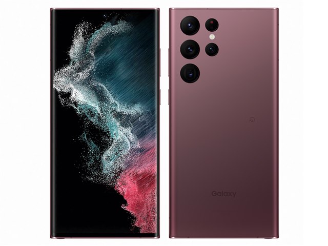 SAMSUNG Galaxy S22 Ultra SCG14 バーガンディ