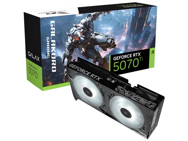 GALAKURO GAMING GG-RTX5070Ti-E16GB/OC/DF [PCIExp 16GB]の製品画像