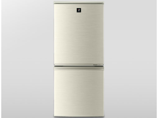 SHARP 137L 2ドア冷蔵庫 SJ-PD14X-N 2013年製 シルバー どっちもドア