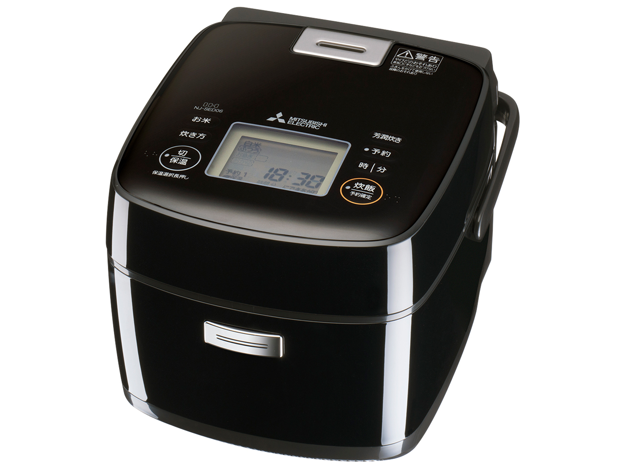 三菱電機 備長炭 炭炊釜 NJ-SED06-B [黒曜] 価格比較 - 価格.com