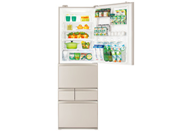 東芝 ベジータ 411L 5ドア 冷蔵庫 GR-M41GXV(EC) 右開き 東芝 VEGETA