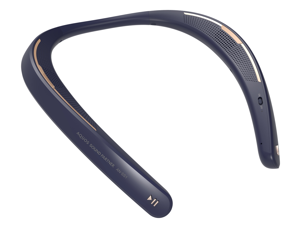 SHARP AN-SS2 ネックスピーカー ローズゴールド 未使用】SHARP AN-SS2