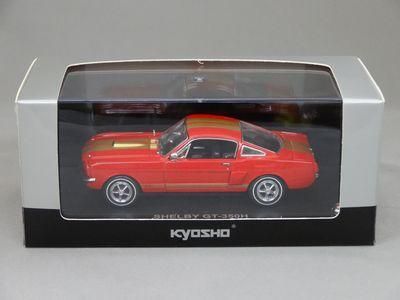 1/43 KYOSHO シェルビー GT 350H 1966 （レッド/ゴールド） - ミニカー